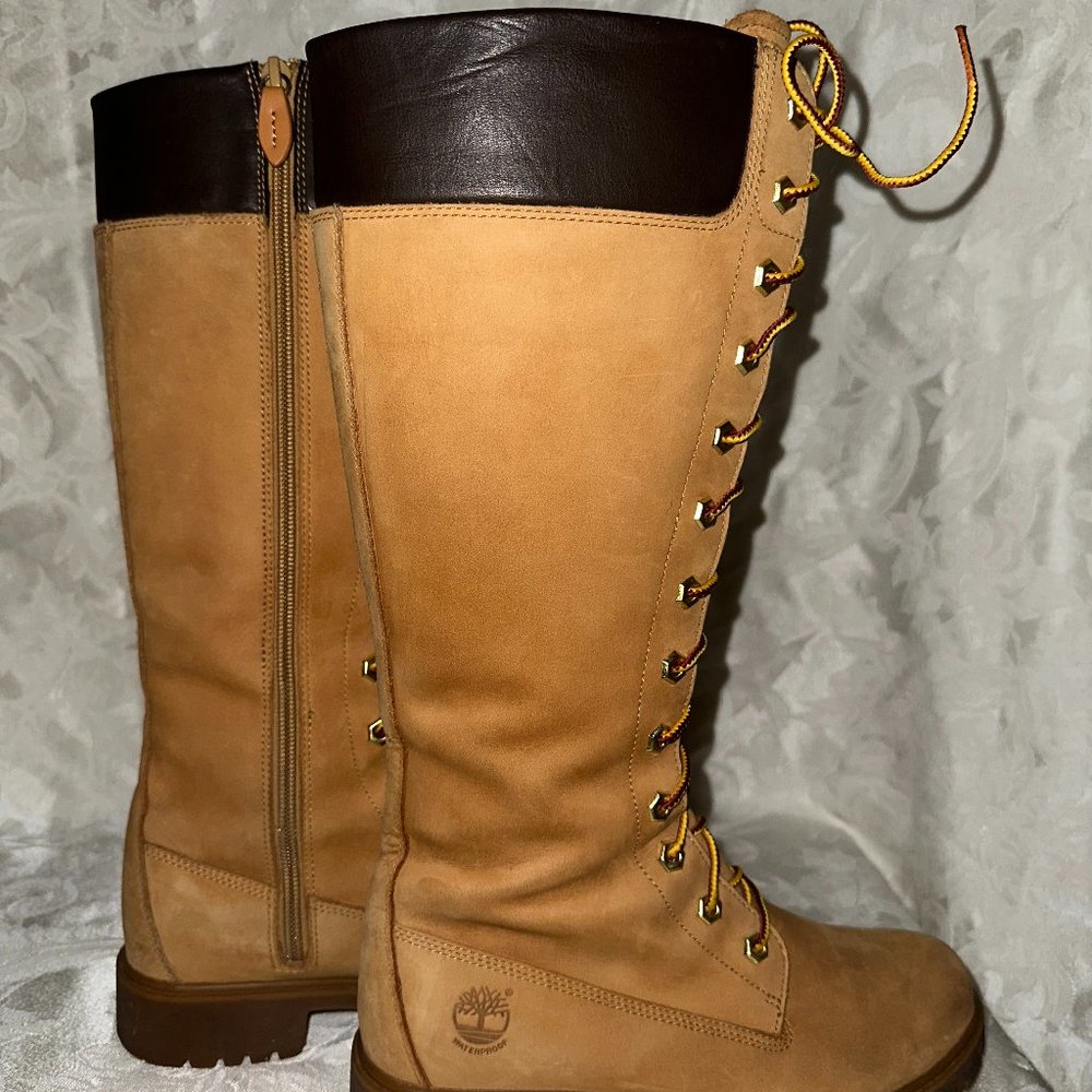 Timberland Tall leather lace up boots